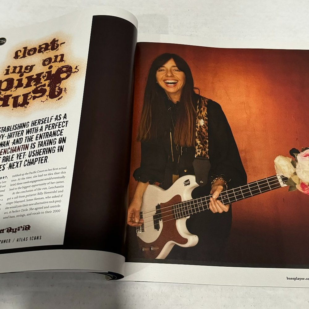 Bass Player Magazine - Paz Lenchantin / Reed Mathis - November 2016 - Picture 4 of 4